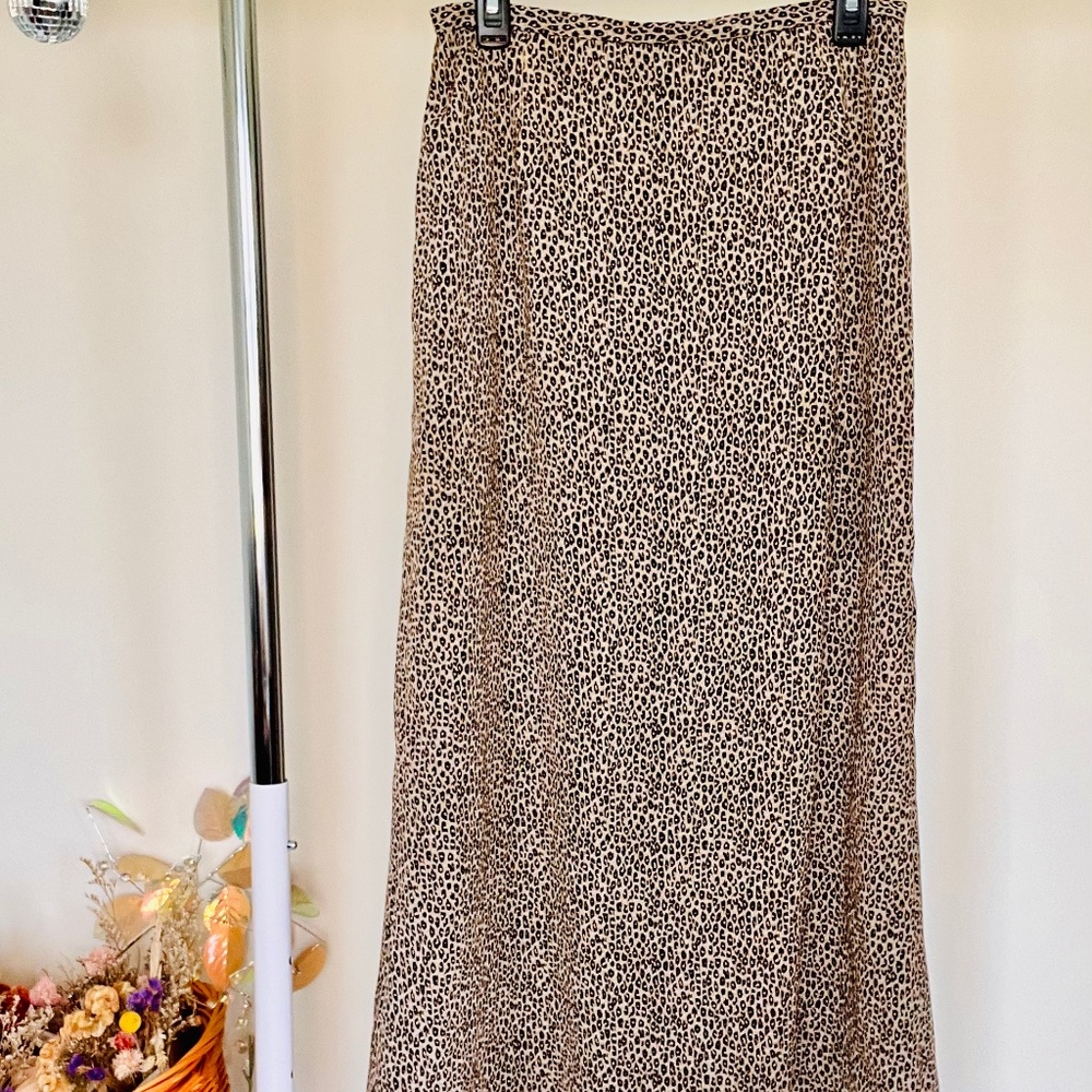 Patricia Jones Leopard Skirt